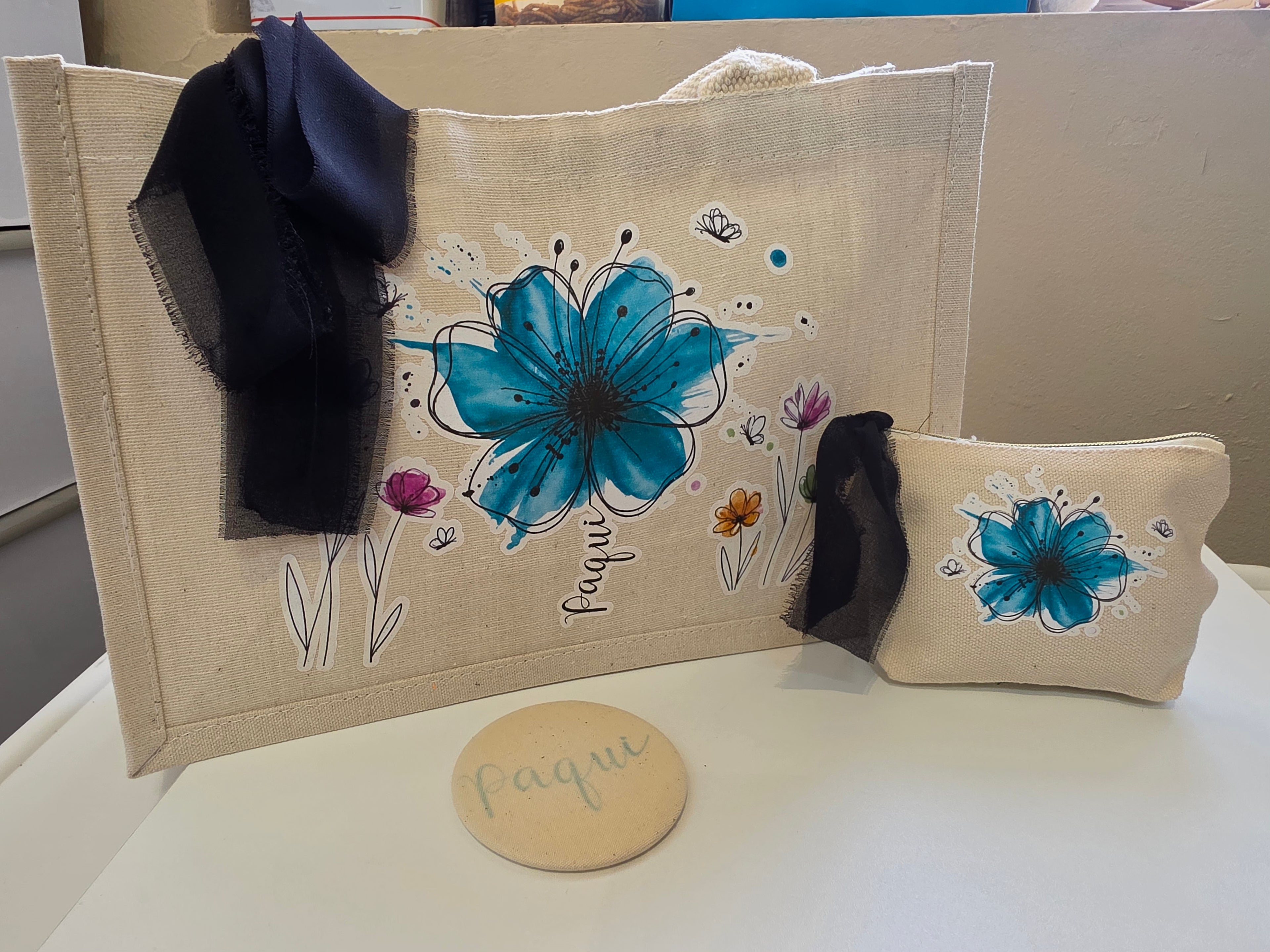 Set Bolso + cartera +espejo