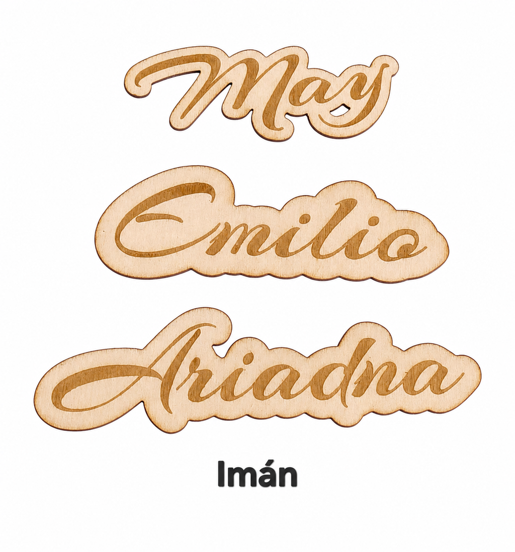 Marcasitios personalizados de madera